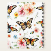 水彩花蝶パーソナルガーデン プランナー手帳 (裏面)