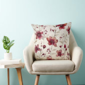 水彩花装飾用クッション クッション (椅子)
