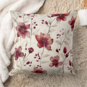 水彩花装飾用クッション クッション (ブランケット)