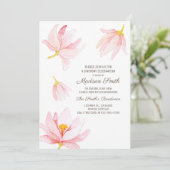 水彩花誕生会の招待 招待状 (スタンド正面)