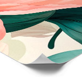 水彩花離れ類 ポスター (角)