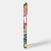 水彩花鮮やか園緑と桃 Case-Mate iPhoneケース (裏面 / 右)