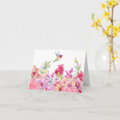 水彩花鳥園 カード (黄色い花)