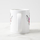 水彩花鹿 ジャンボコーヒーマグカップ (裏面)