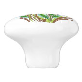 水彩花07カスタムセラミックノブ セラミックノブ (側面)