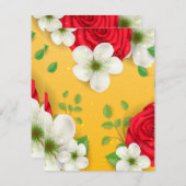 水彩花13 ノートカード (正面/裏面)