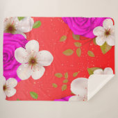 水彩花14 シェルパブランケット (正面(横))