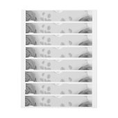 水彩花15 ラップアラウンドラベル (シート)