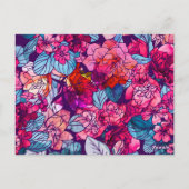 水彩花16 ポストカード (裏面)