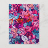 水彩花16 ポストカード (正面)