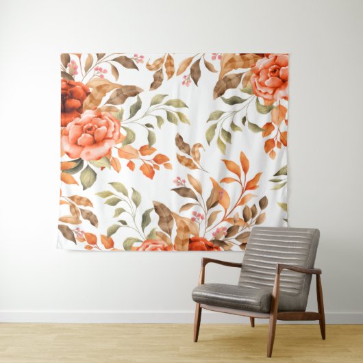 水彩花1 タペストリー (インサイチュ(横))