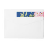 水彩花21 ラップアラウンドラベル (裏面)