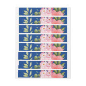 水彩花21 ラップアラウンドラベル (シート)