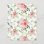 水彩花23 ノートカード (正面/裏面)