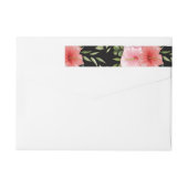 水彩花25 ラップアラウンドラベル (裏面)