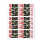 水彩花25 ラップアラウンドラベル (シート)