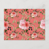 水彩花26 ポストカード (裏面)