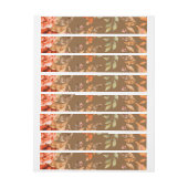 水彩花2 ラップアラウンドラベル (シート)