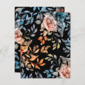 水彩花4 ポストカード (正面/裏面)