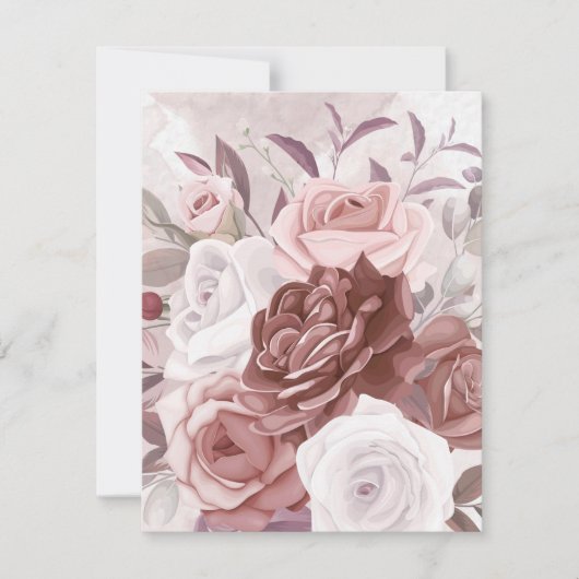 水彩花9 ノートカード (正面)