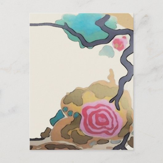 水彩花~はがき/招待状 インビテーションポストカード (正面)