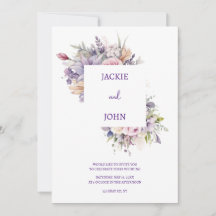 水彩花。ウェディング.