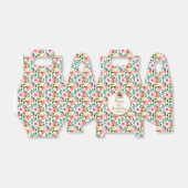 水彩花，カスタムハッピーバースデー フェイバーボックス (折り畳みなし)