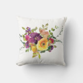 水彩花 クッション (正面)