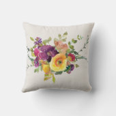 水彩花 クッション (裏面)