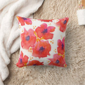 水彩花 クッション (ブランケット)