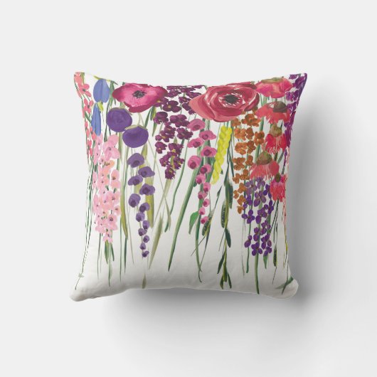 水彩花 クッション (裏面)