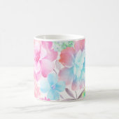 水彩花 コーヒーマグカップ (中央)