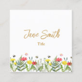 水彩花 コーリングカード (正面)