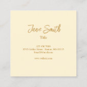 水彩花 コーリングカード (裏面)