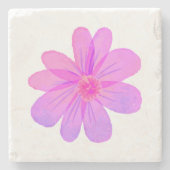 水彩花 ストーンコースター (正面)