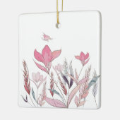 水彩花 セラミックオーナメント (左)