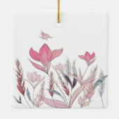 水彩花 セラミックオーナメント (裏面)