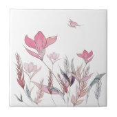 水彩花 タイル (正面)