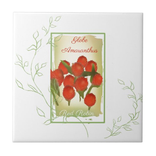 水彩花 タイル (正面)