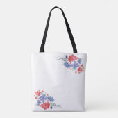 水彩花。 トートバッグ (裏面)