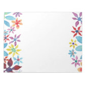 水彩花 ノートパッド (正面)