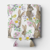 水彩花 – バニー融合。 缶クーラー (裏面)