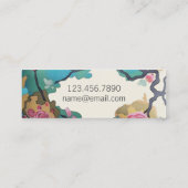 水彩花～ビジネス/コールカード コーリングカード (裏面)