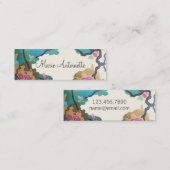 水彩花～ビジネス/コールカード コーリングカード (正面/裏面)