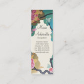 水彩花 – ビジネス/コールカード コーリングカード (裏面)
