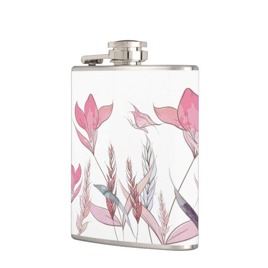 水彩花 フラスク (左)