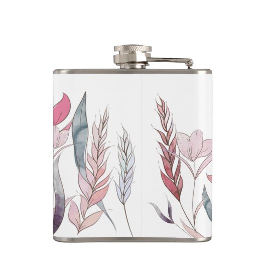 水彩花 フラスク (裏面)