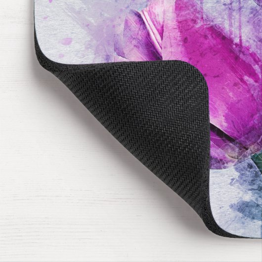 水彩花 マウスパッド (コーナー)