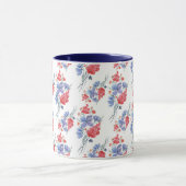 水彩花。 マグカップ (中央)