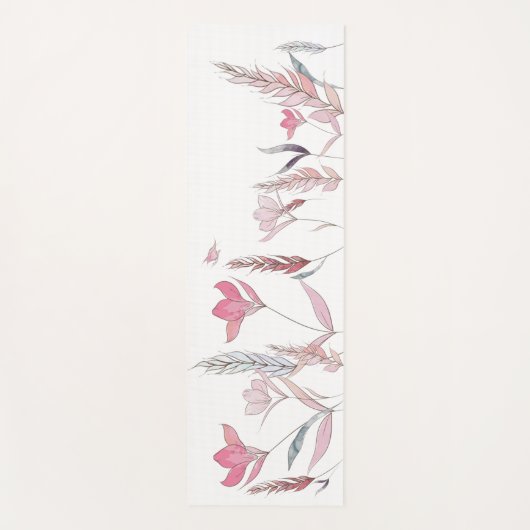 水彩花 ヨガマット (正面)